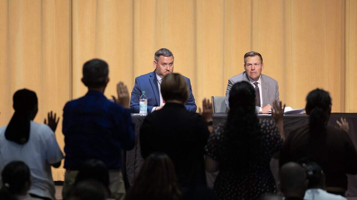 ‘Please vote,’ Kobach tells new U.S. citizens at Wichita naturalization ceremony