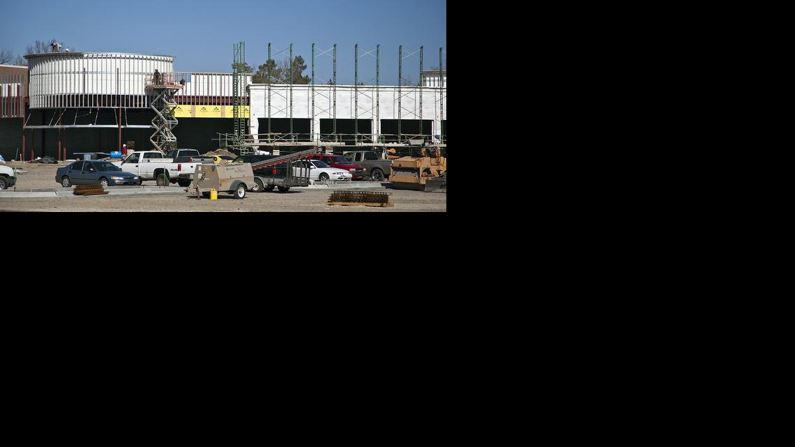 Construction on the new Whole Foods, at 13th and Webb. (March 19, 2014)