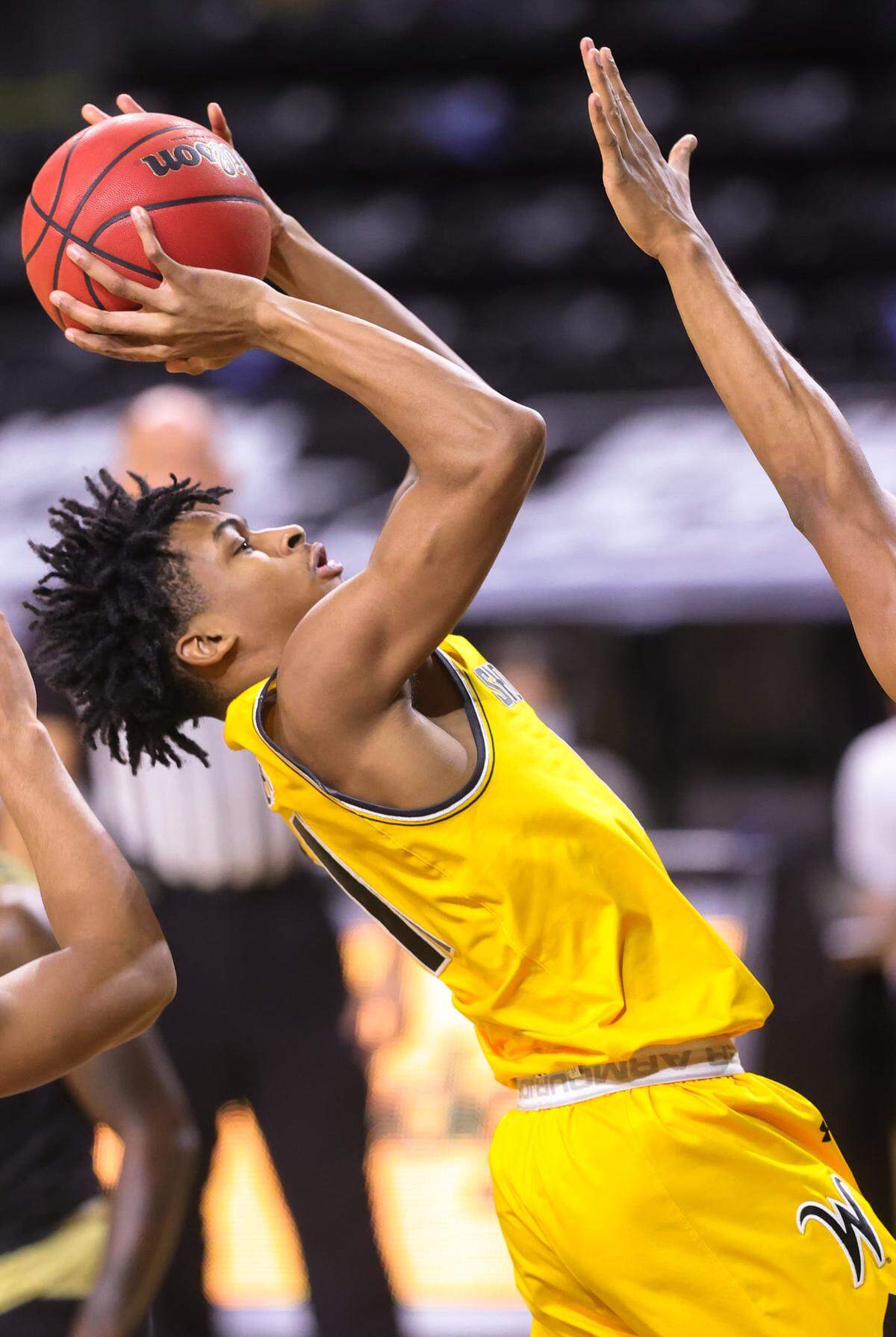Chaunce Jenkins says he has added nearly 20 pounds of muscle since arriving to Wichita State and thinks the added weight will help his game even more on both ends of the floor.