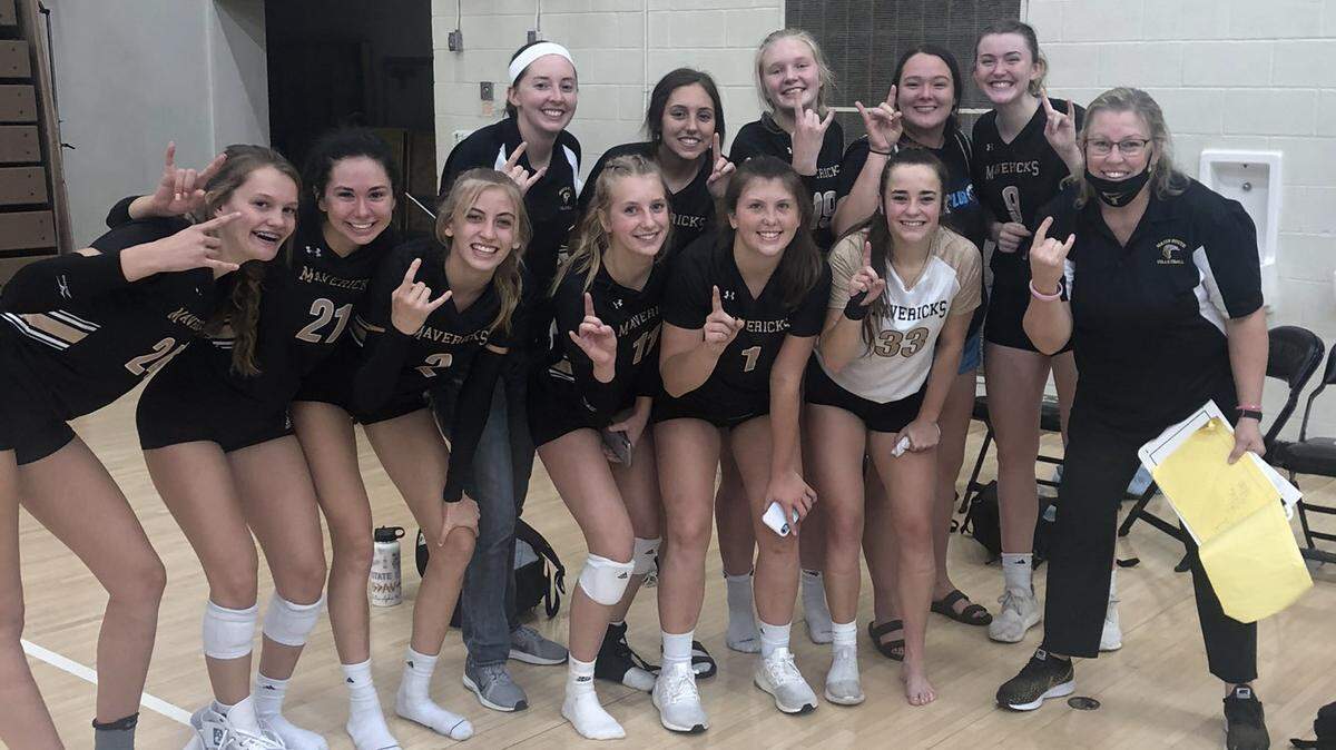 The Maize South volleyball team secured its best state finish in program history by advancing to Friday’s Class 5A semifinals in Salina.