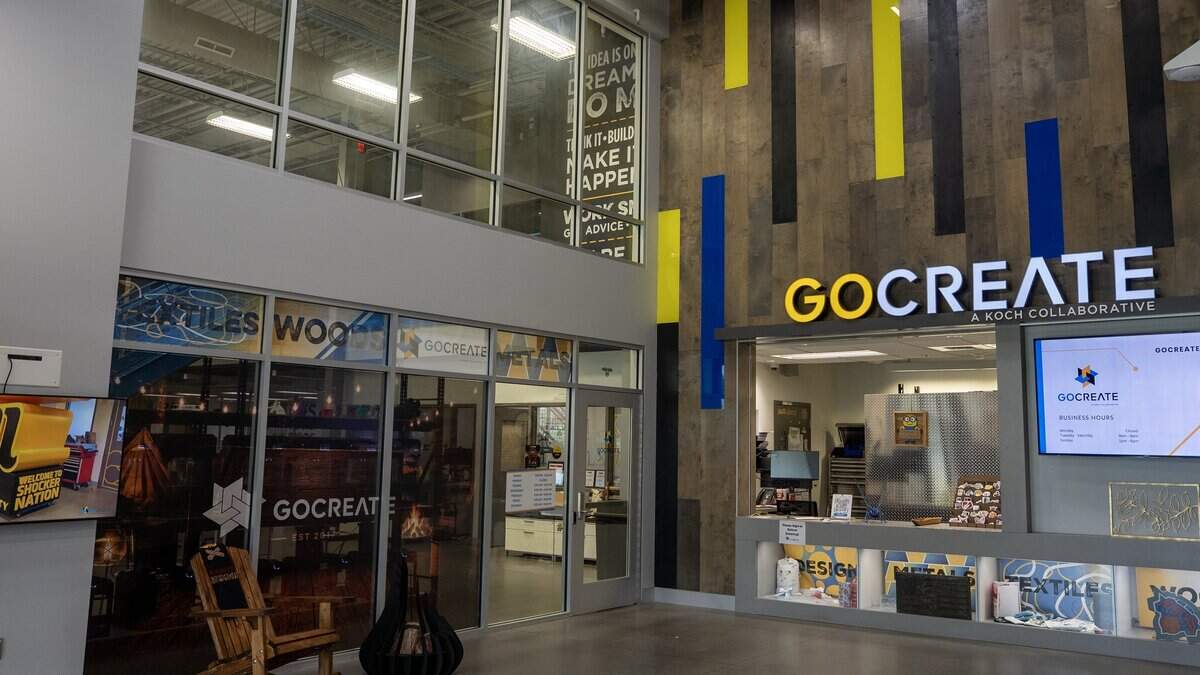 GoCreate, a Koch Collaborative, offers students and paying community members access to an array of tools and studio space to design and build in. Since 2017, more than 2,000 members have made use of its facilities, according to Ty Masterson's campaign.