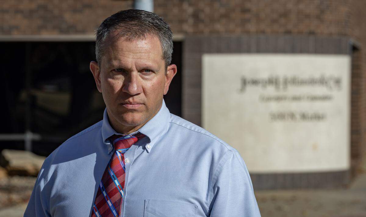 Jess Hoeme, the attorney representing Joe Ceballos, the Coldwater, Kansas, mayor who’s been charged with voter fraud.