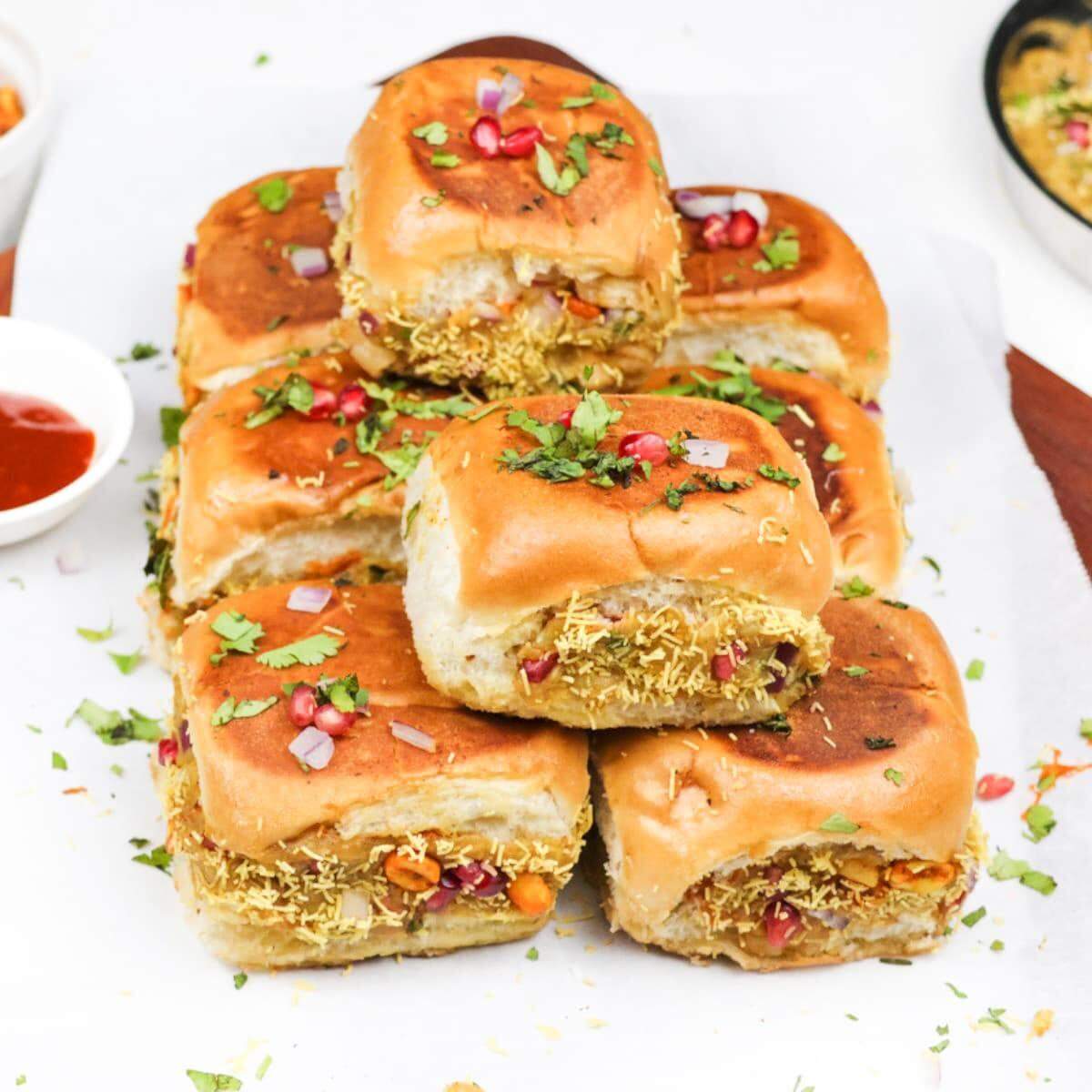 Dabali is one of the Indian street food specialties served at the Flavours of India on Wheels food truck.