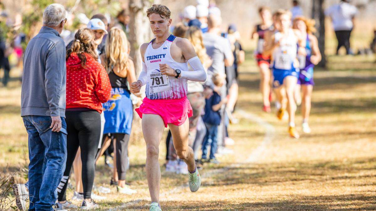 Wichita native Clay Shively, a junior at Trinity Academy, broke Jim Ryun’s 58-year-old state record in the indoor mile with his time of 4 minutes, 4.95 seconds this past Friday in Arkansas.