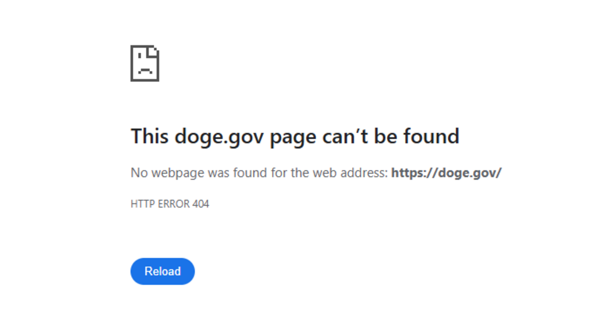The page where the Trump Administration used to ballyhoo purported cuts by Elon Musk’s DOGE team has been eradicated from the Internet.