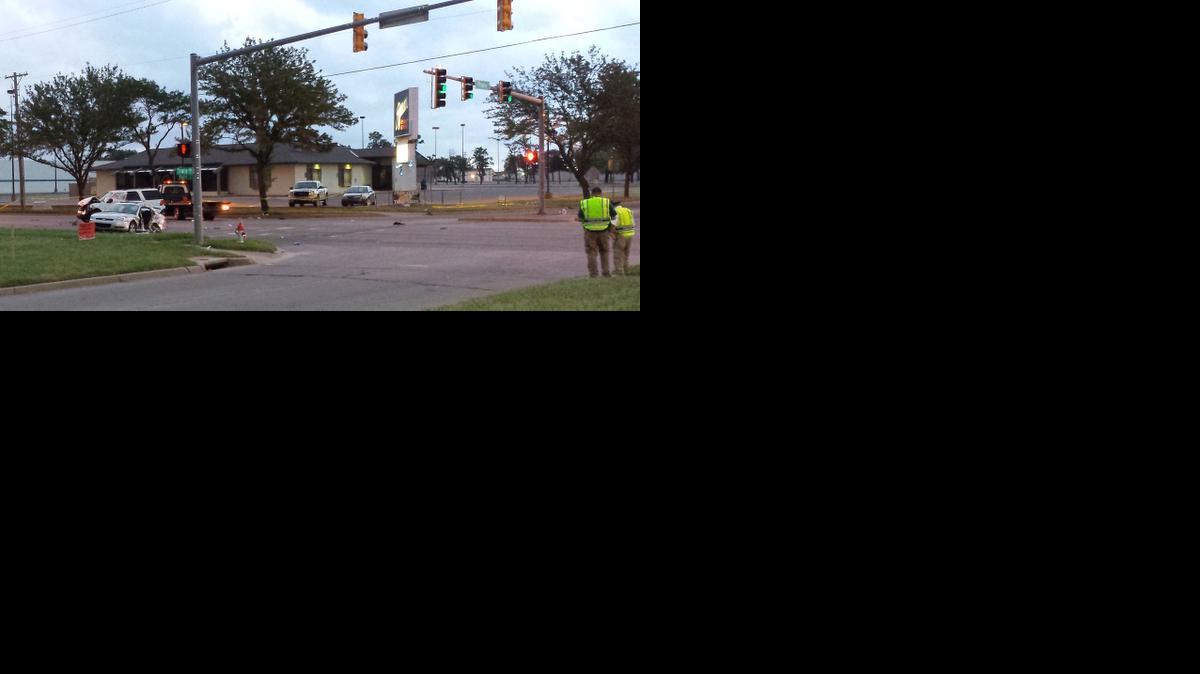 Wichita police investigate a fatal accident early Sunday morning near Towne West Square. (July 27, 2014)

