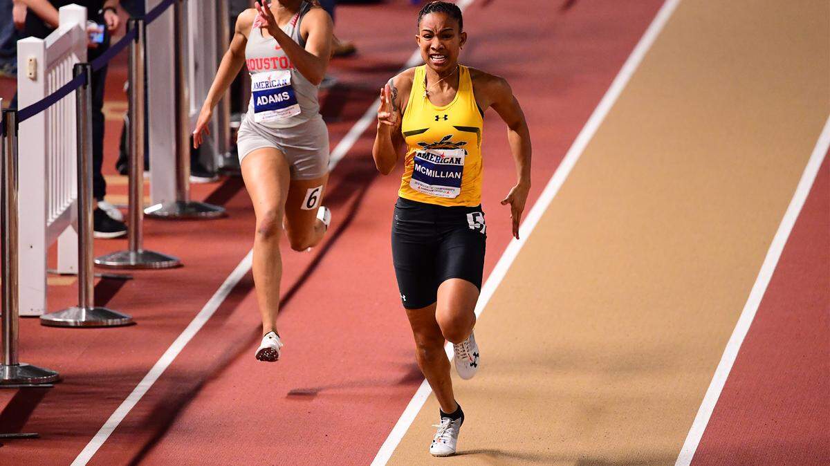Wichita State sophomore Taniyah McMillian ran the second-fastest indoor 400-meters race in program history in her first try, a 54.87 performance in Arkansas last week.