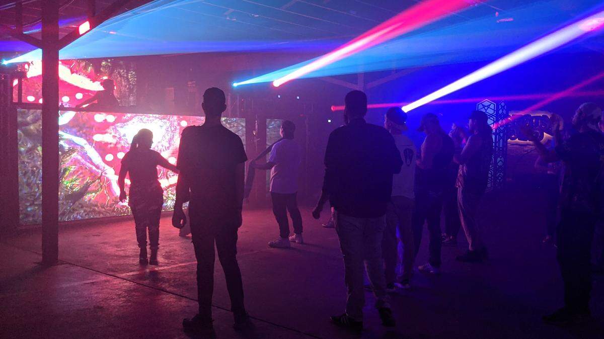 Tribal Roots puts on shows in its warehouse on South Washington.