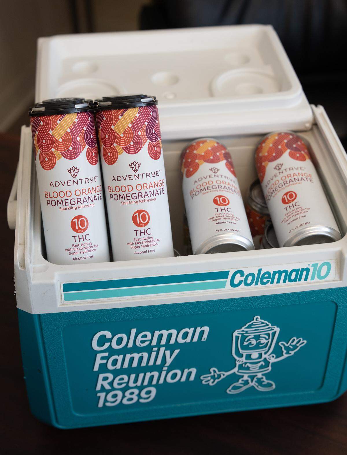 Sheldon Coleman’s company, AdvenTrue, is kicking off sales of its THC-infused beverages soon.