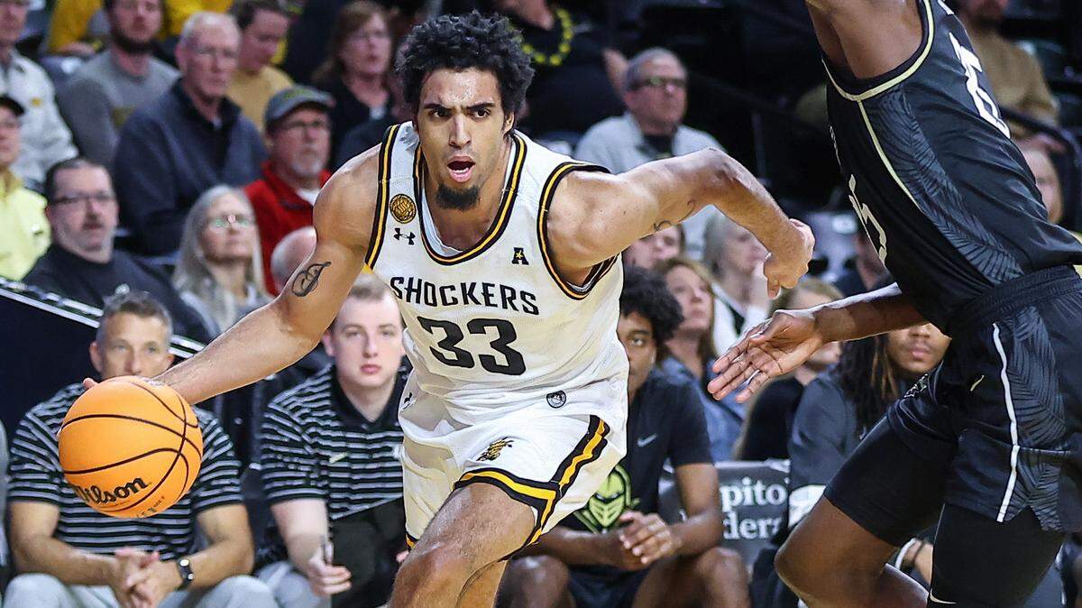 Wichita State senior James Rojas scored a career-high in points, including 19 in the first half, in the Shockers’ game against Memphis on Thursday night.