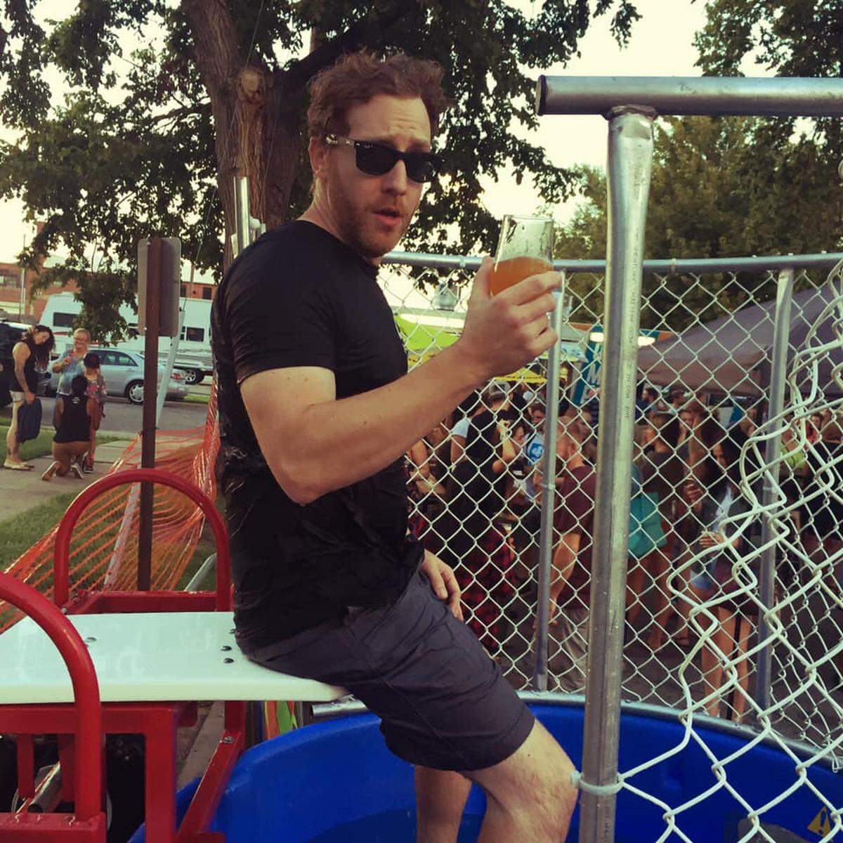 The dunk tank, last seen at Central Standard Brewing’s 1st birthday party, will return on Saturday for its 6th.