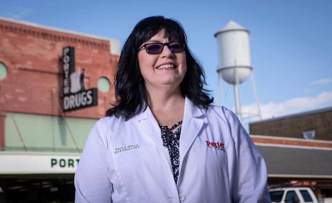 Paula Wells, who owns a pharmacy in Neodesha, Kansas, thinks the possibilities for the town’s future are endless now that a man who grew up there will pay college costs for Neodesha High School graduates for years to come.