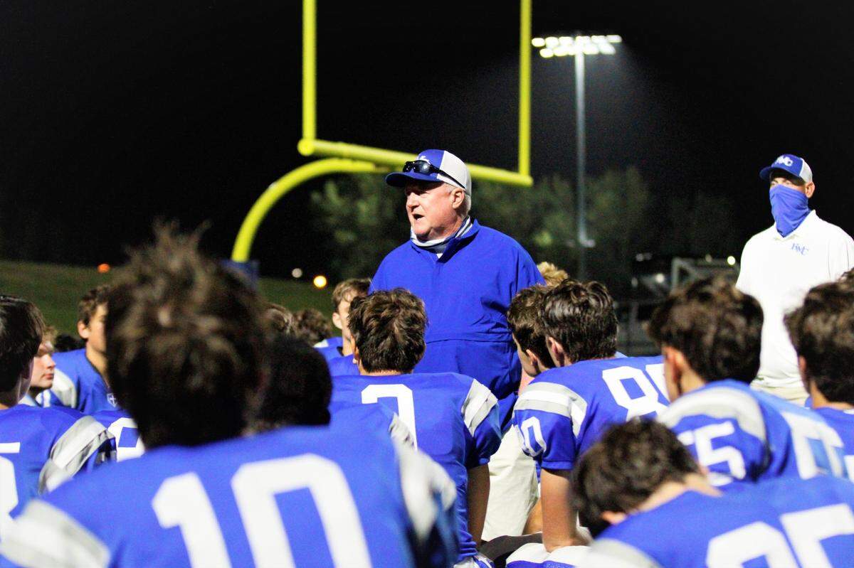 Kapaun Mt. Carmel football coach Weston Schartz