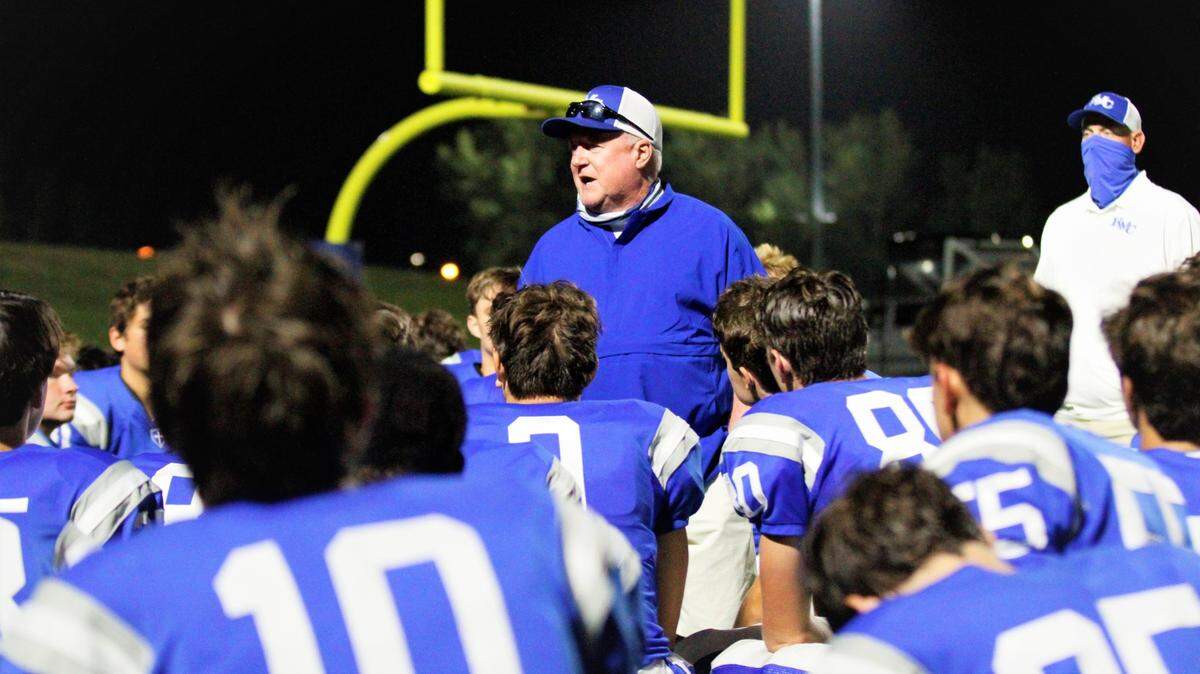 Kapaun Mt. Carmel football coach Weston Schartz