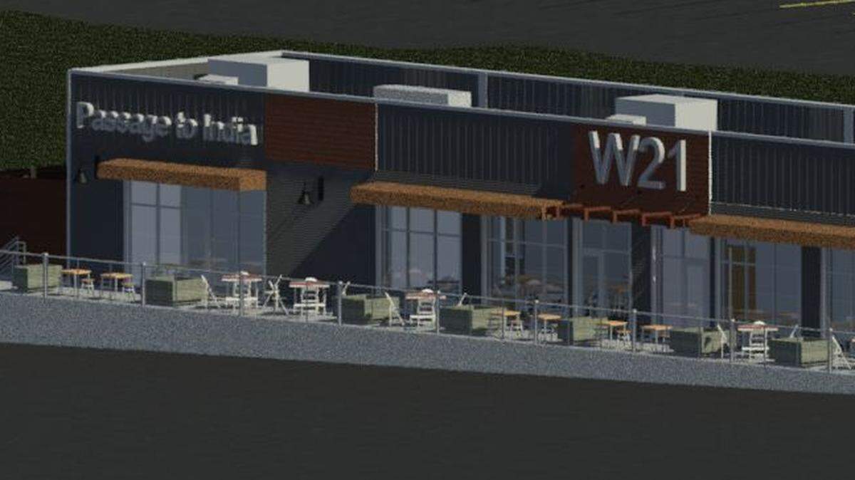 Passage to India has operated out of an aging strip center at 21st and Oliver since 2003. But soon, it will move into a new building that will give it not only patio space but also a drive through.