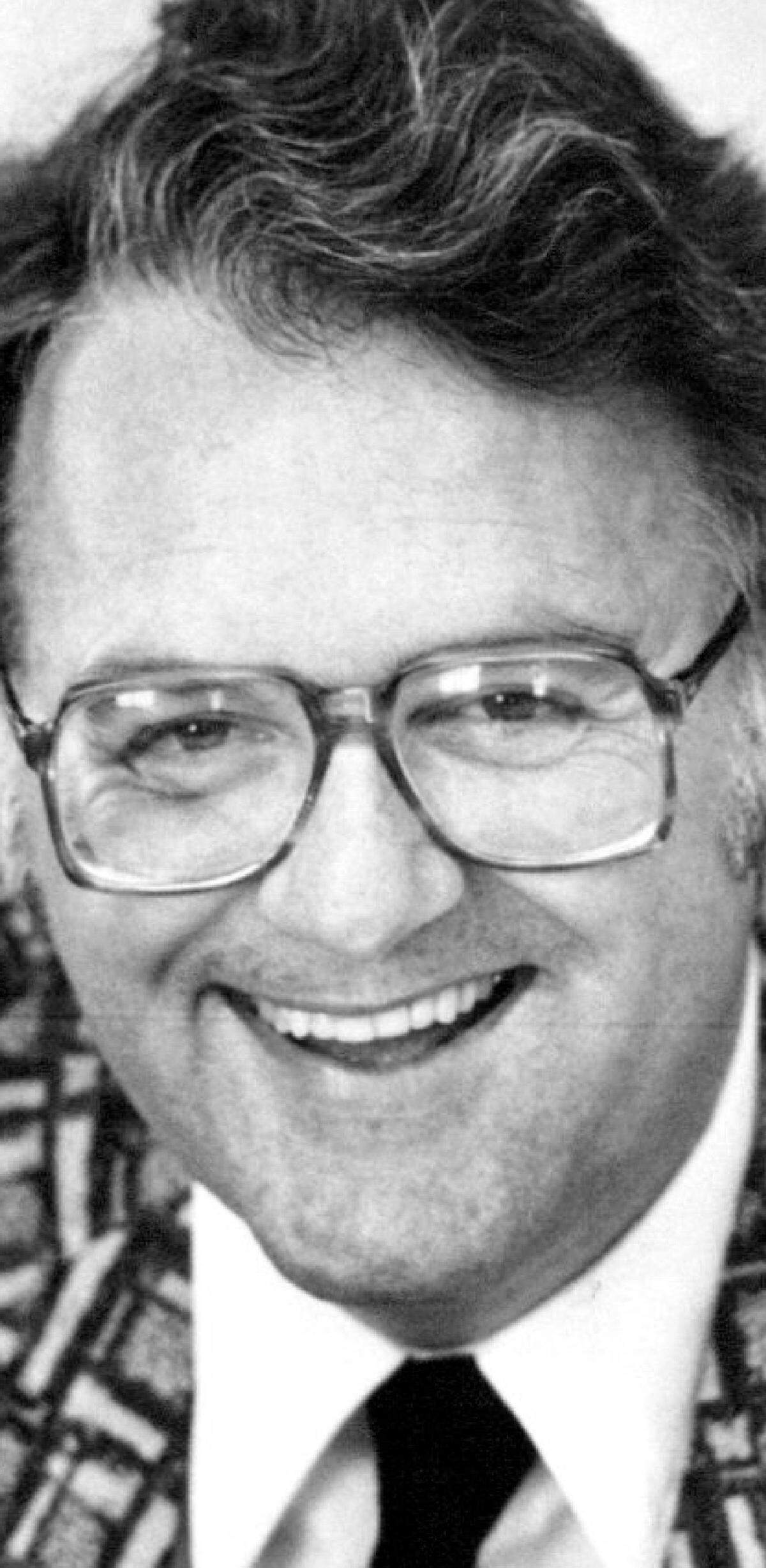 Jim Rhatigan, shown in a 1981 photo, was a peacemaker of all sorts during his time at Wichita State University.