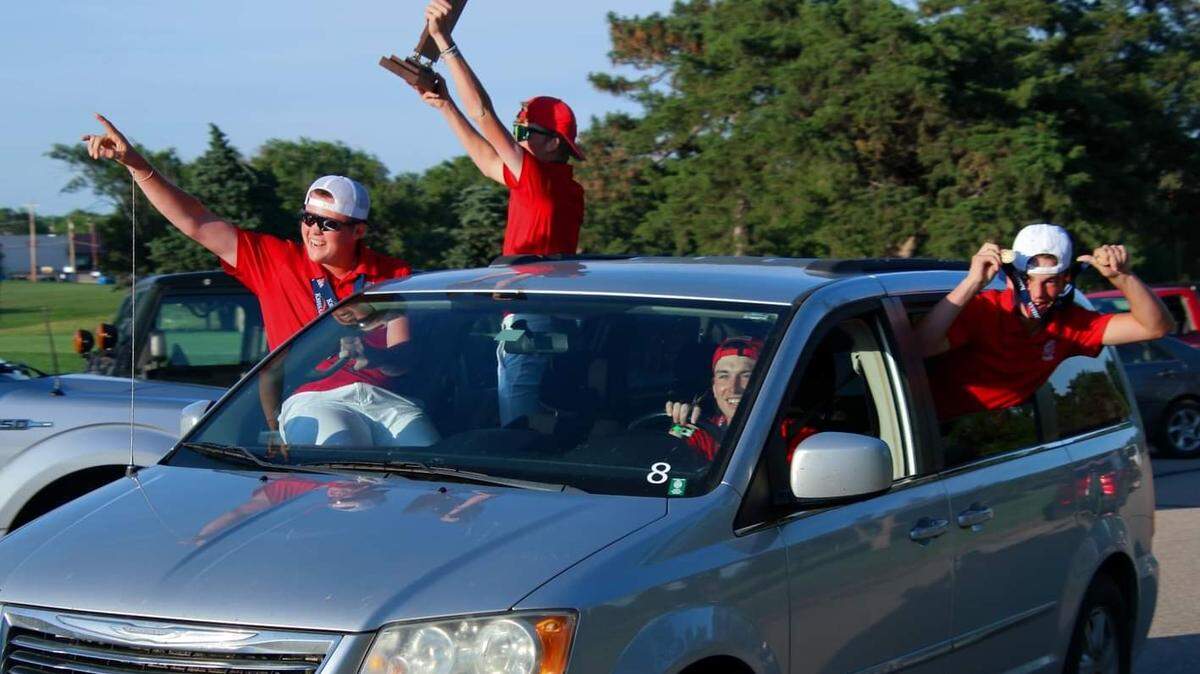 The Wellington boys golf team celebrated its first team state championship in 38 years with the community on Tuesday night.
