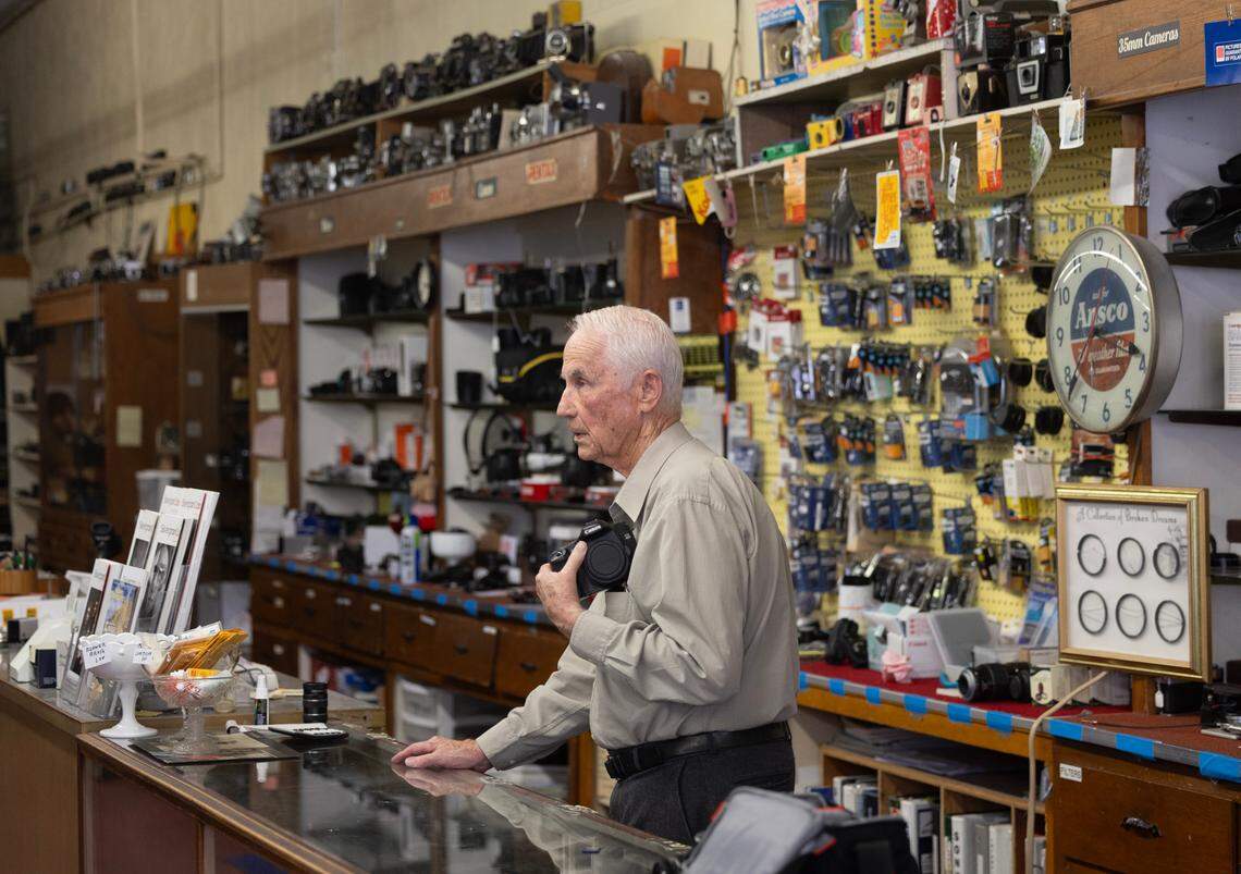 Bob Moler is closing down the retail side of the iconic Wichita camera store that his parents opened in 1946. The store specializes in vintage photography gear and repairs on most photography equipment. The retail part of the business will close down this summer, but the shop will continue to offer online audio-visual services, which include taking outdated material, such as VHS tapes and vinyl records, and converting them into digital formats.
