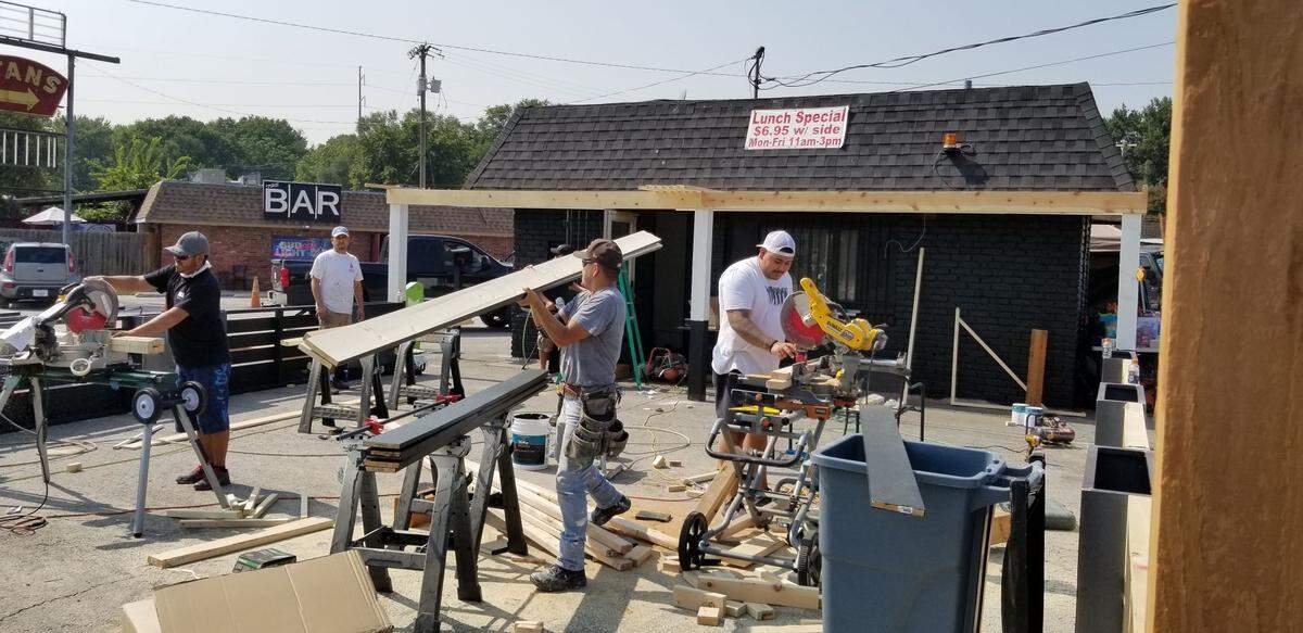 Wichita’s Rock Construction was the contractor for renovation work on the third season of “Queer Eye,” which included making over the Jones Bar-B-Q patio.