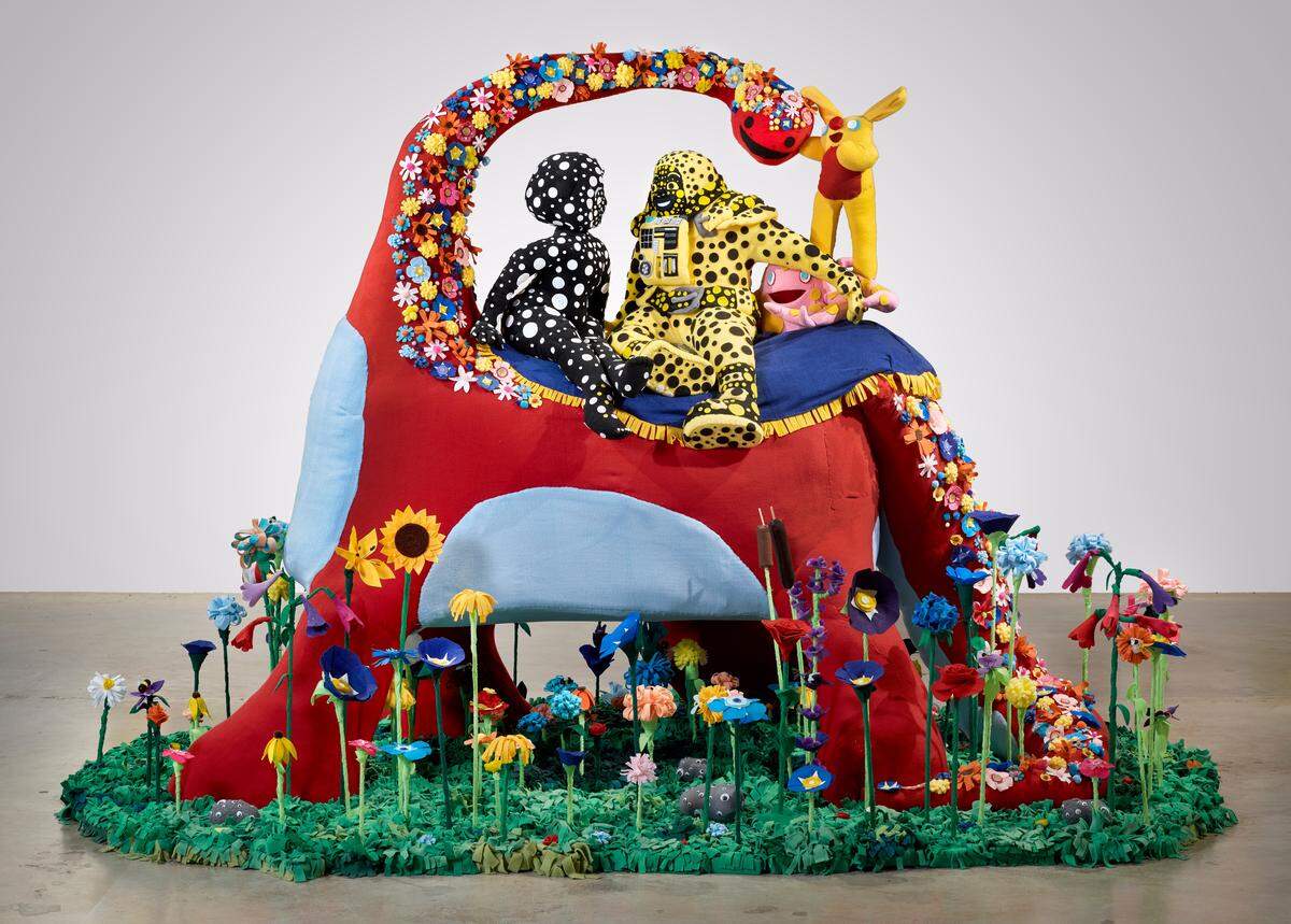 The 9-foot-tall “Time for You and Joy to Get Acquainted” by JooYoung Choi will appear in the “State of the Art” exhibit at the Momentary, a new satellite of Crystal Bridges Museum of American Art in Bentonville, Arkansas.