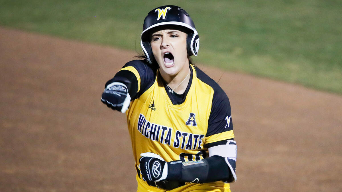 Wichita State junior catcher Madison Perrigan was named first-team all-AAC on Wednesday. The Shockers will take on Central Florida in the first round of the AAC tournament in Houston on Thursday.