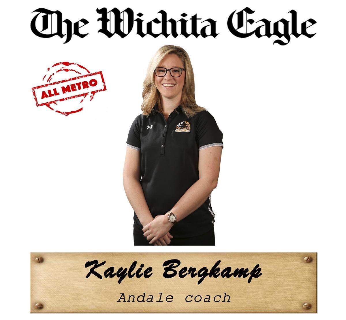 Andale coach Kaylie Bergkamp
