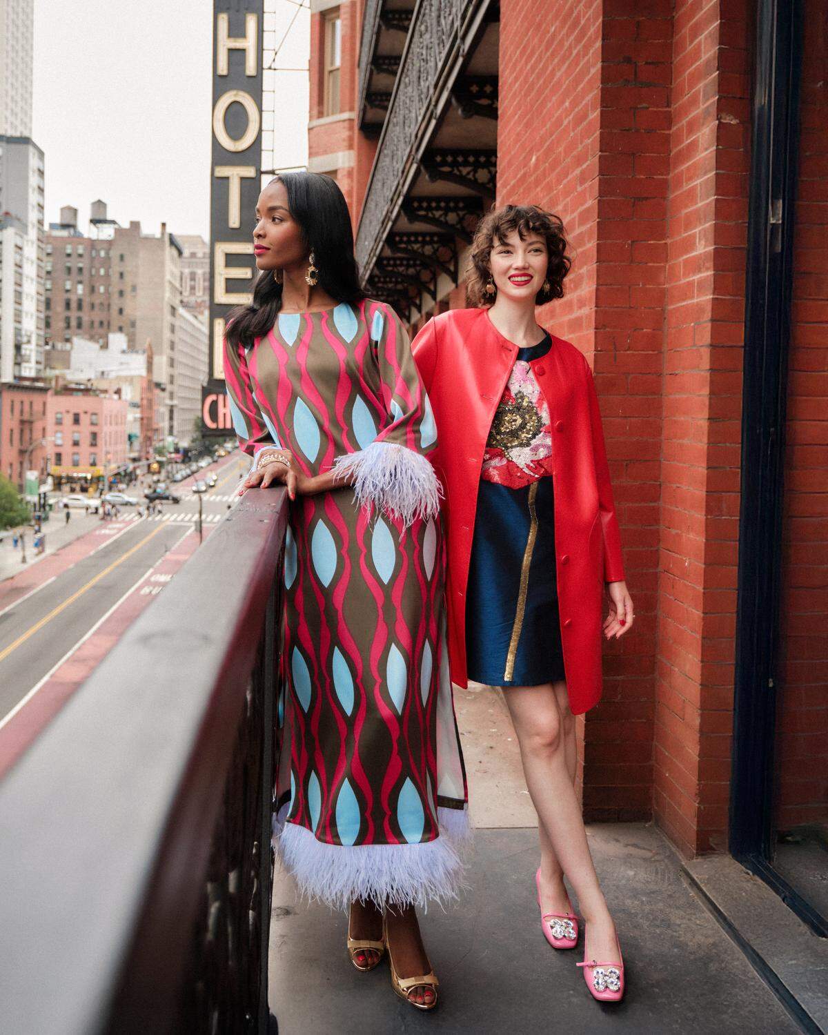 An ad for Frances Valentine, a brand that Wichita-area native Elyce Arons started with her best friend, the late Kate Spade.