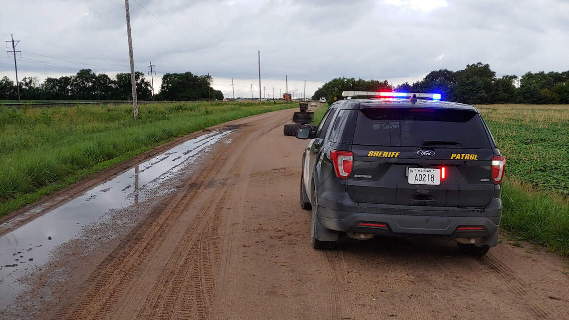 Farm tractor hit by train in Kansas, killing 21-year-old man and derailing the train