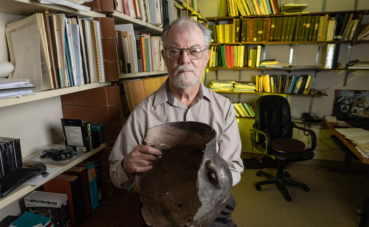 Wichita State University archaeologist Don Blakeslee.