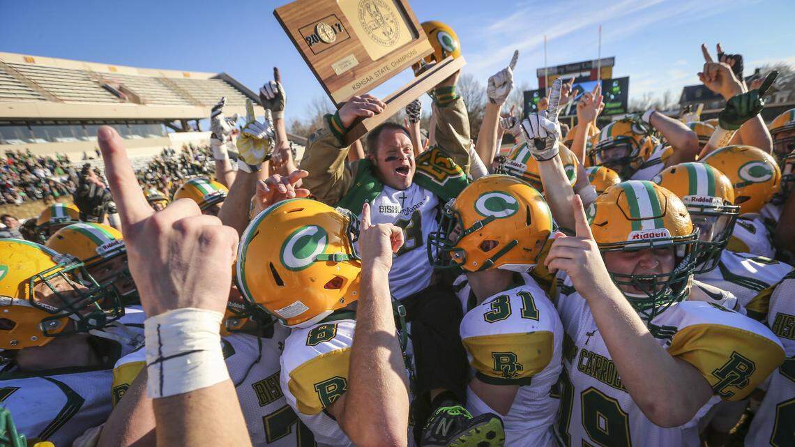 Bishop Carroll could potentially be competing in Class 6A sports under the current private school multiplier from KSHSAA that will learn its fate in the Kansas Legislation early next year.