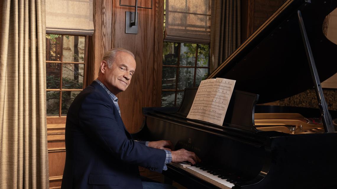 Kelsey Grammer, shown here portraying Frasier Crane in Frasier, which is streaming on Paramount+. Grammer will join Wichita Grand Opera for a production of “Candide” on April 27-28 in Wichita.