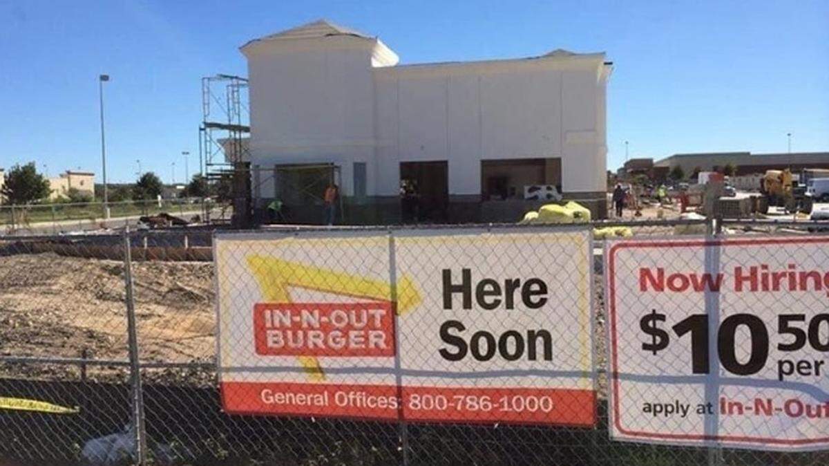 A prankster faked Wichita out in 2019 with this Texas picture claiming In-N-Out was coming here. They’re still not interested.