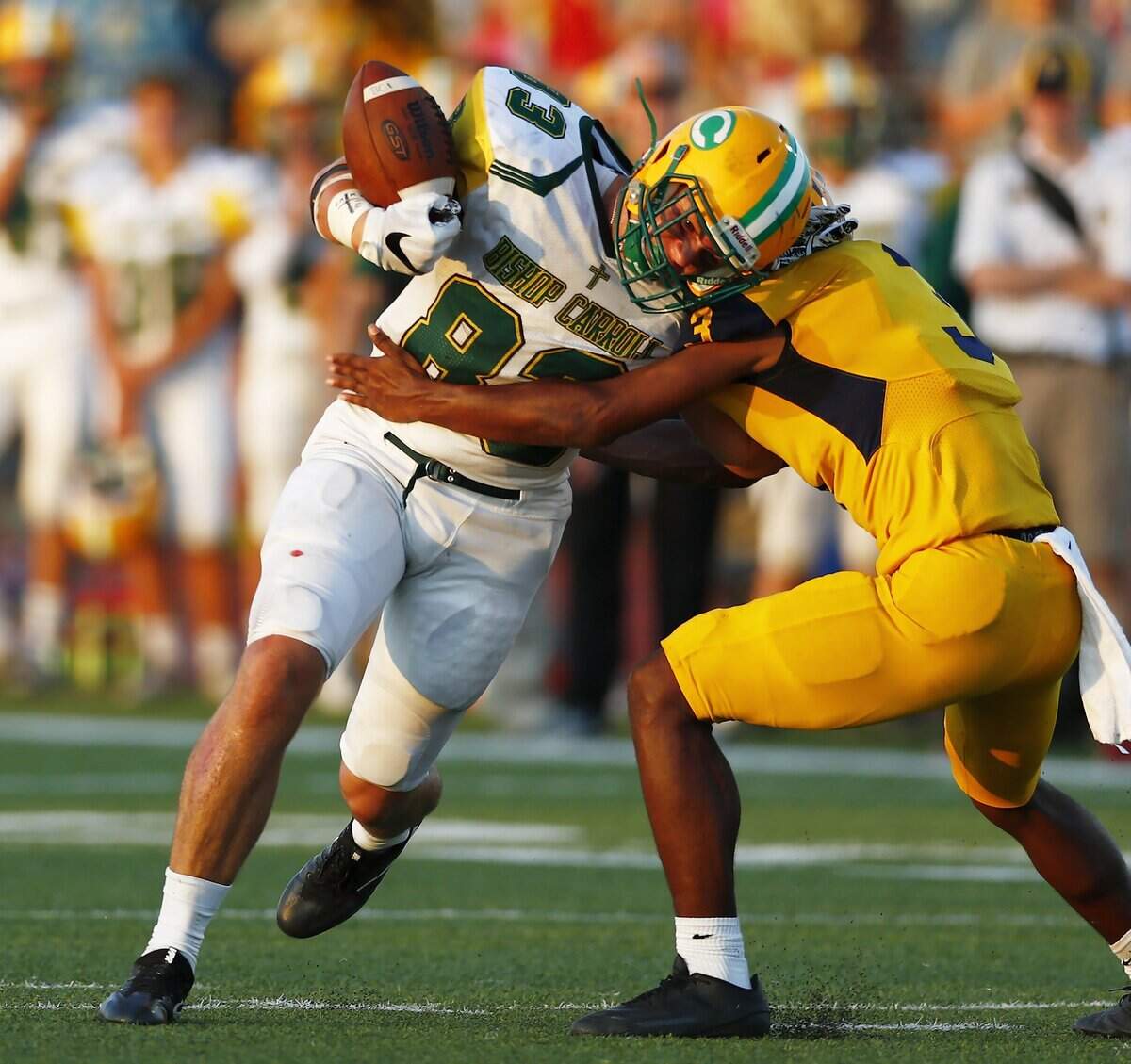Bishop Carroll football tight end Clay Cundiff could have a big game against Wichita Northwest on Friday night.