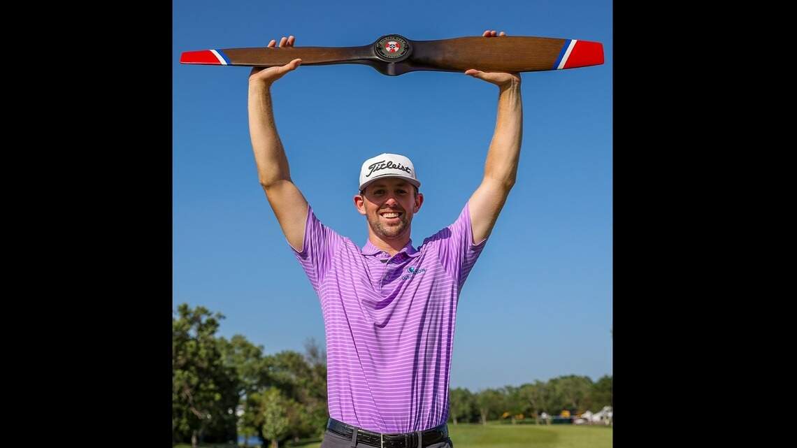 Creighton’s wild ride in Wichita Open ends with first Korn Ferry Tour win