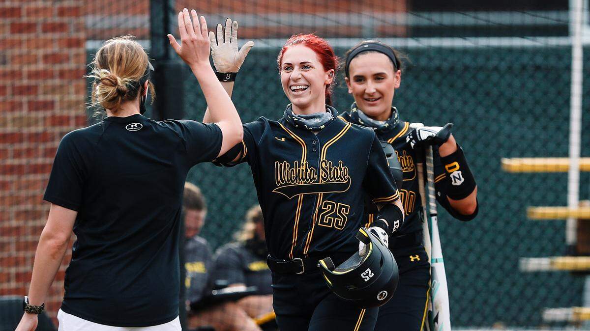 Sydney McKinney, a sophomore shortstop for the Wichita State softball team, won the American Athletic Conference Player of the Year honors after hitting .434 this season.