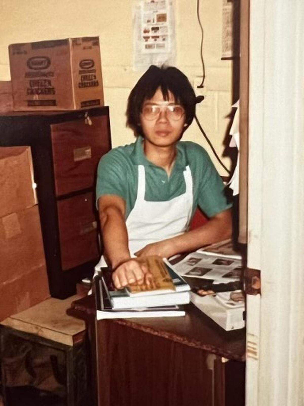 Ray Chan started Ming’s when he was just 23 years old. He’s pictured here in the restaurant during its early days.