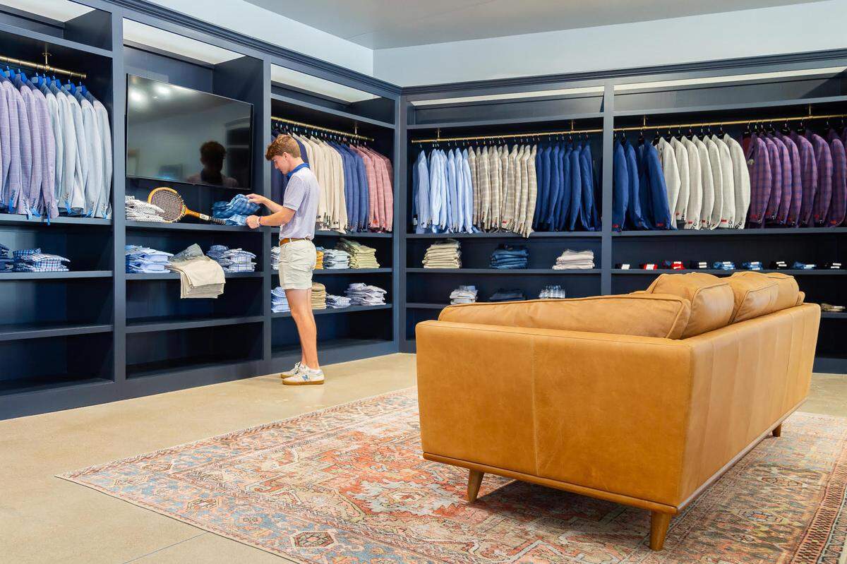 The new W 1857 at Bradley Fair carries casual items and more elegant pieces from brands such as Vuori, Faherty, Peter Millar and johnnie-O.