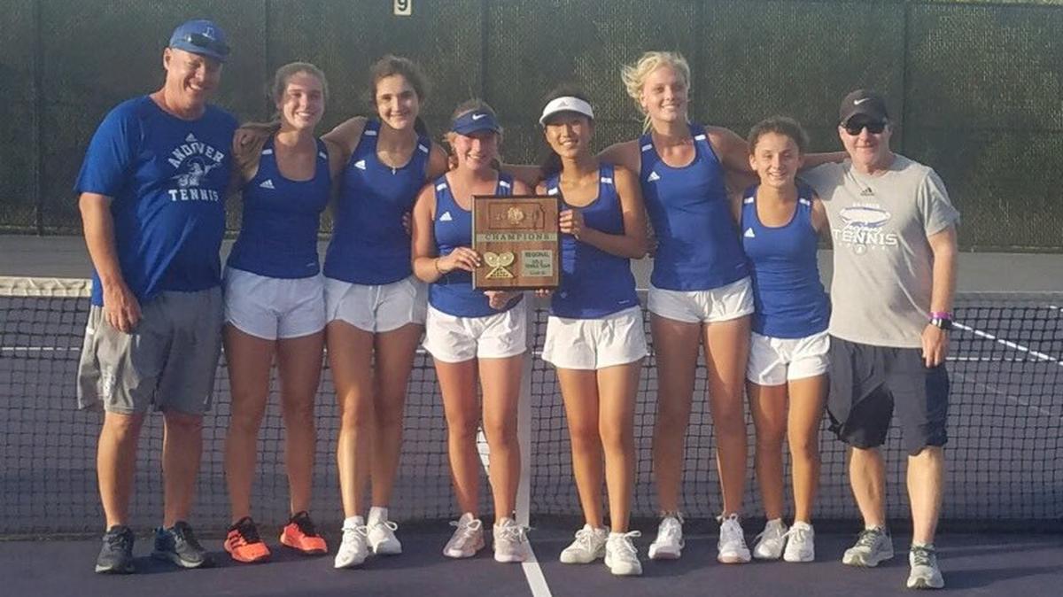 The Andover girls tennis team won a Class 5A regional team championship and sent all four of its entries to the state tournament this weekend.