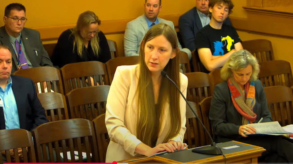 Kristen Rottinghaus, deputy auditor of the Kansas Division of Post Audit, presented a report to lawmakers on the 2022 program by the Kansas Department of Commerce to distribute $99 million in federal relief funding to 35 projects in 24 counties in Kansas.