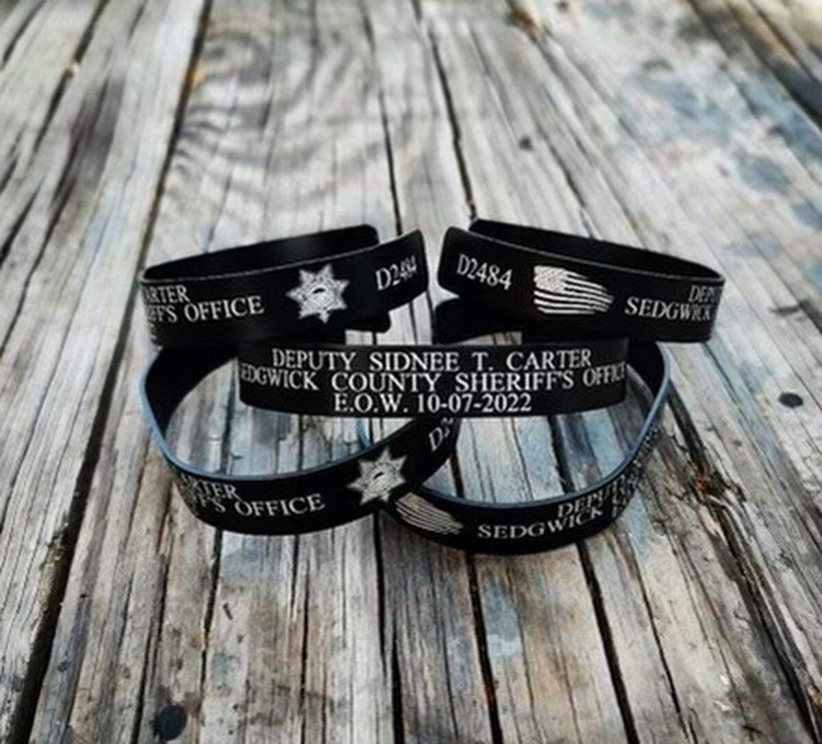 Deputy Carter metal wristband