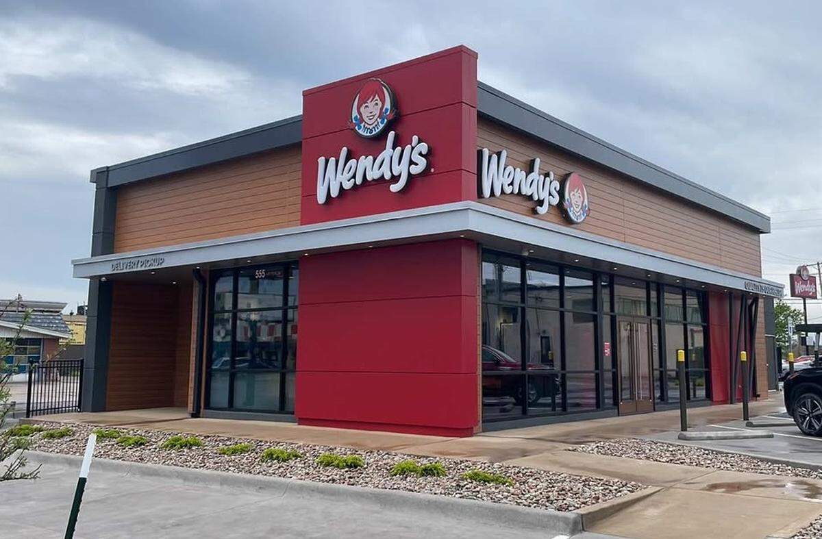 The Wendy’s near Kellogg and Broadway that was closed in November then torn down was rebuilt and has now reopened.
