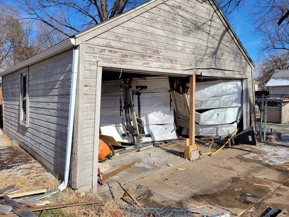 A man who was fatally shot early Friday morning near 13th and Oliver drove his SUV off the road, through multiple fences and into a garage.