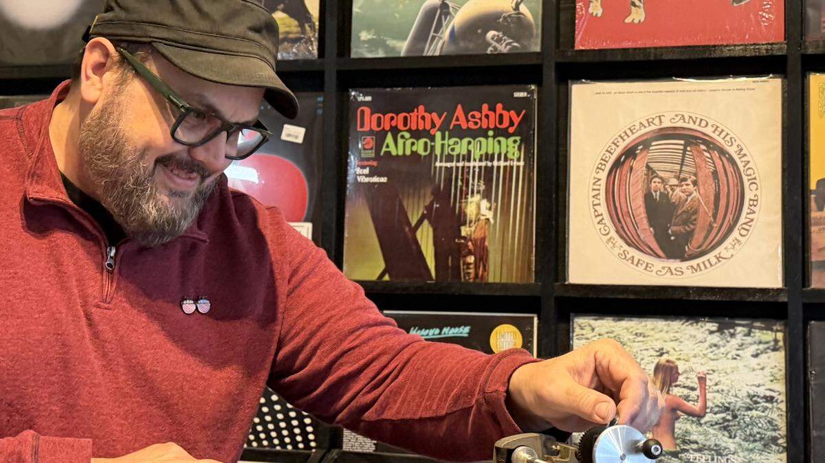 Adam Phillips is moving his Spektrum Muzik 154 feet to 811 W. Douglas for increased visibility for his store. That’s a couple of blocks west of Delano’s roundabout at the clock tower.