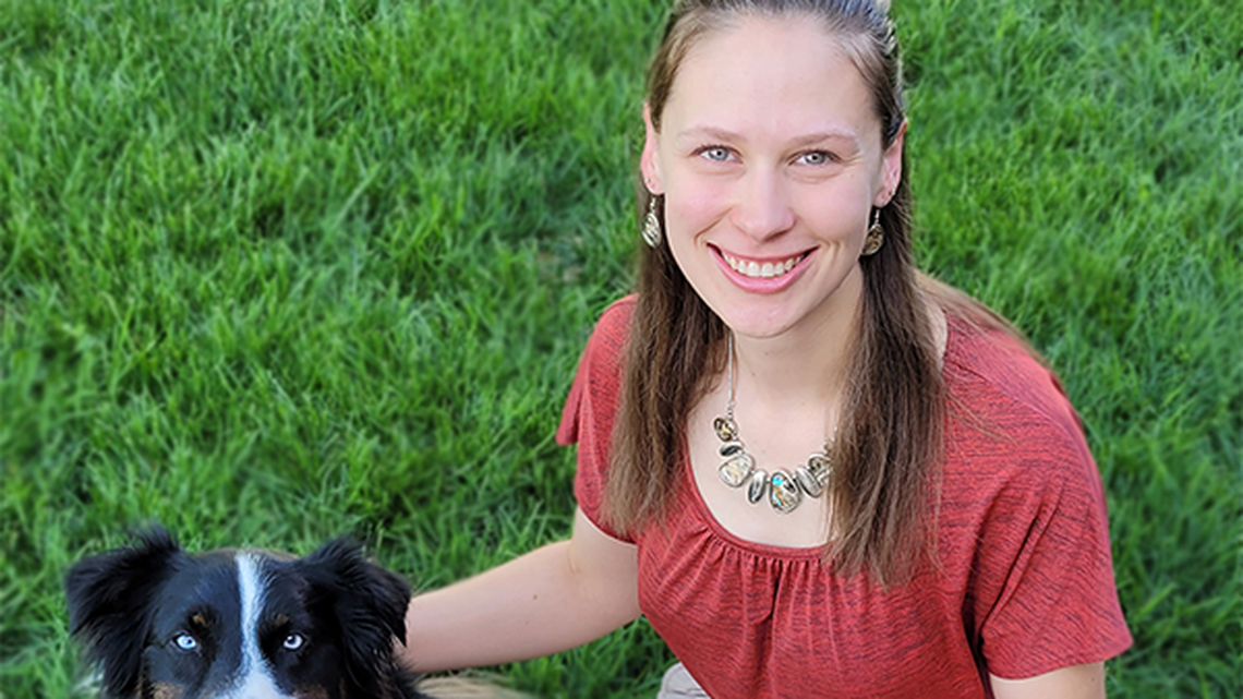 Lap of Love, a Florida-based company that offers veterinary hospice and euthanasia, is now open in Wichita. Veterinarian Emma Worth, shown with her pet, Colby, offers mobile hospice services to families.