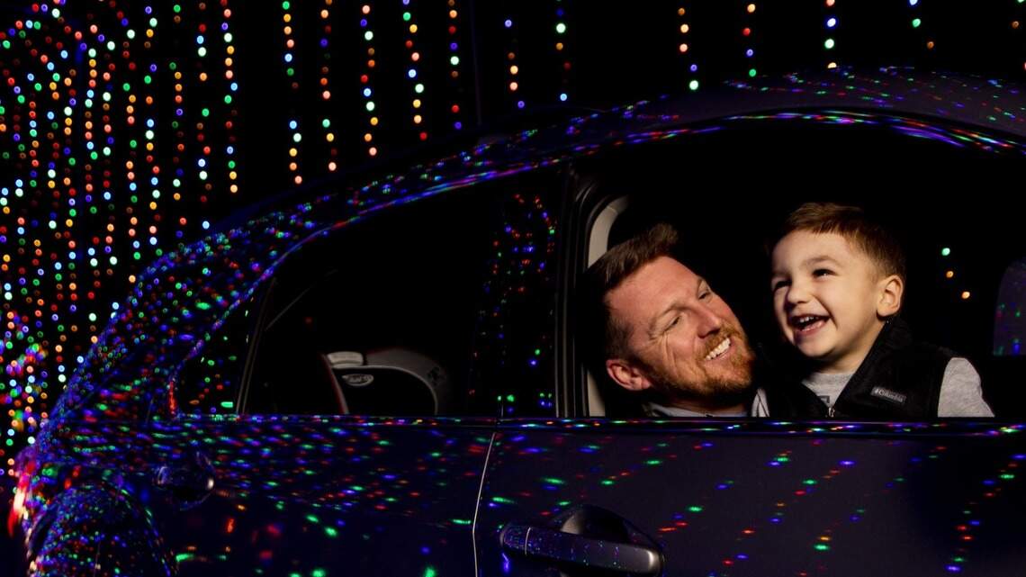 A new drive-through holiday light display is happening this year at the Kansas Dragway