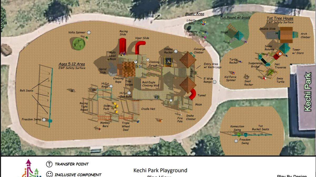 A look at Kechi City Park’s playground redesign, from the city of Kechi’s Facebook page.