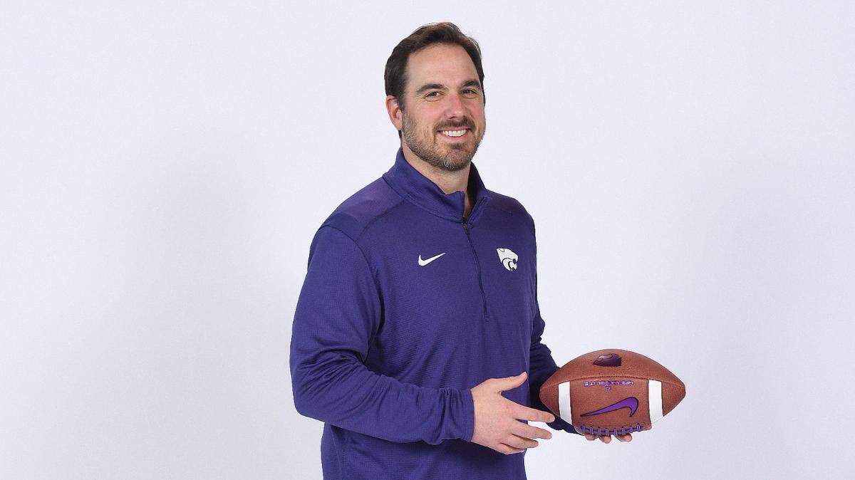 Kansas State assistant football coach Brian Lepak.