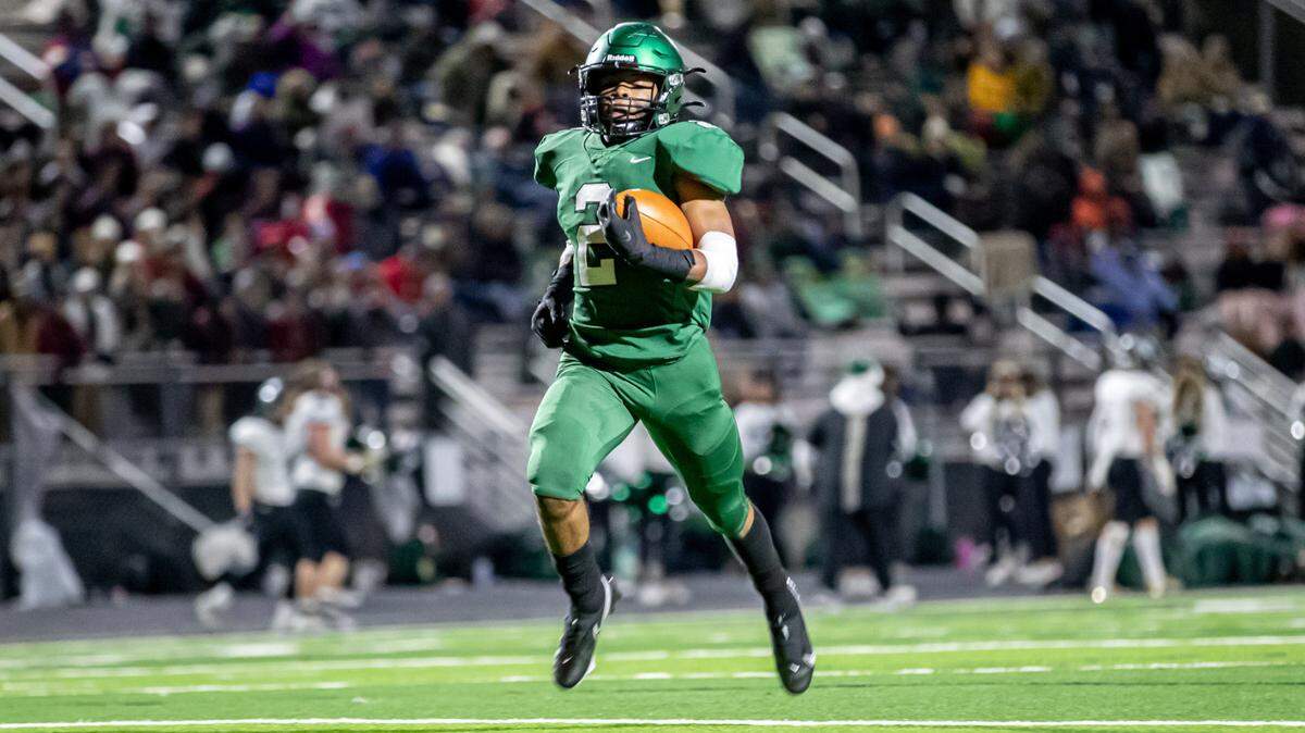 Derby running back Dylan Edwards had another big game on Friday to help lead the Panthers back to yet another Class 6A state championship game.