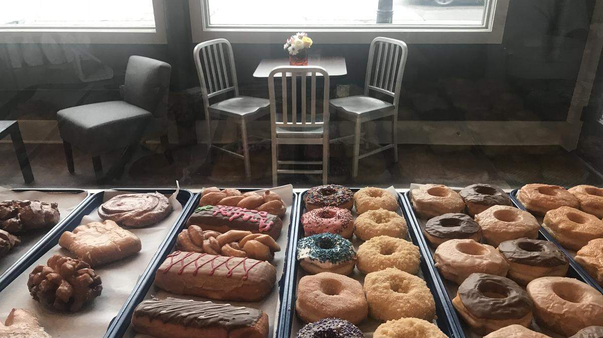 Paradise Donuts will open its new downtown Wichita shop on Wednesday. It’s on Douglas, right across the street from all the Naftzger Park and Spaghetti Works construction.