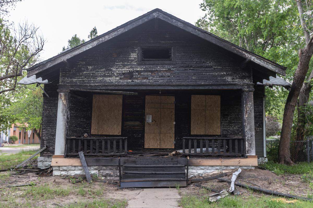 The Riverside home where Jedd Beaudoin, his wife Katie Lilley-Beaudoin and their three children lived, was destroyed in a fire in the early morning hours of April 22.